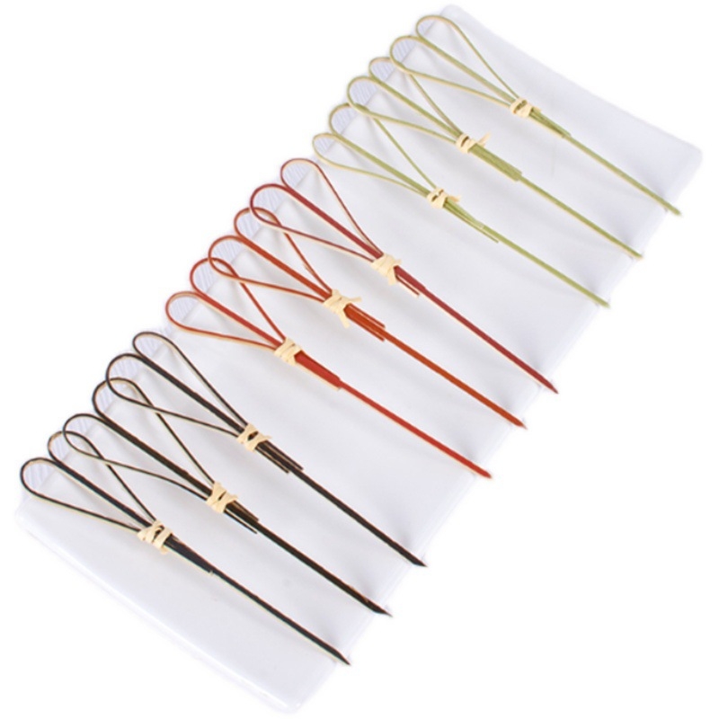 Jednorázové bambusové špízy na ovocie pre deti, bez loga, jednoduchý štýl, vynikajúcej kvality, leštené