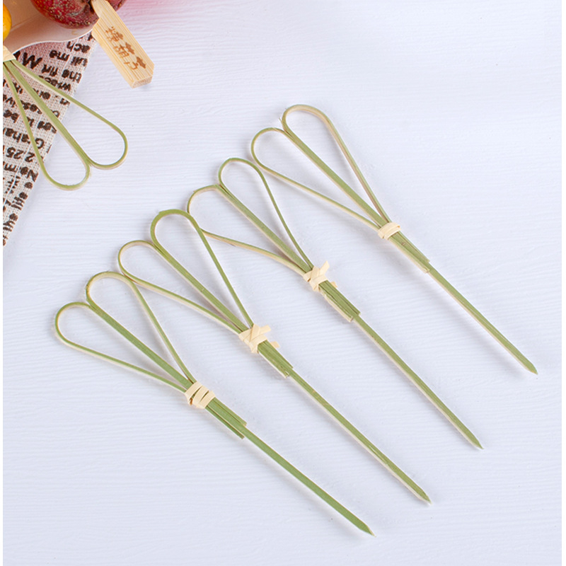 Jednorázové bambusové špízy na ovocie pre deti, bez loga, jednoduchý štýl, vynikajúcej kvality, leštené