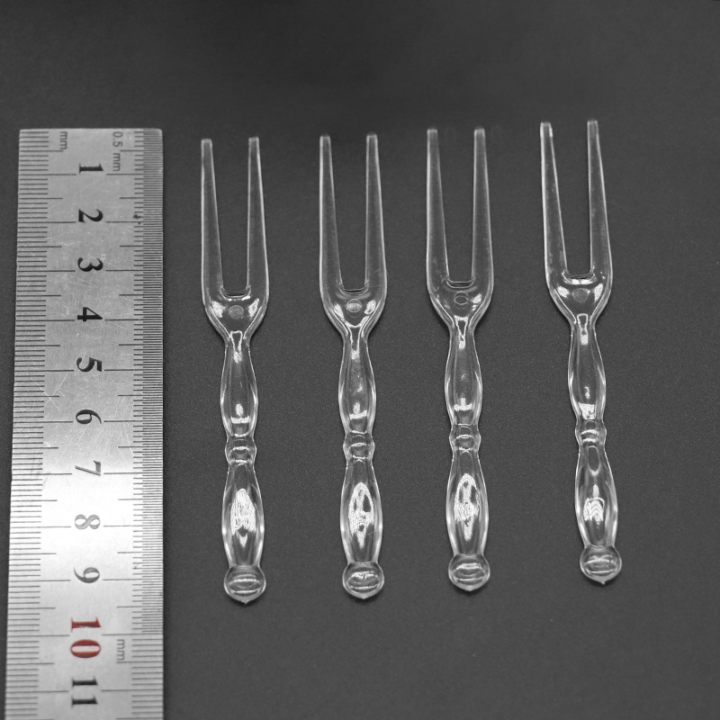 Jednokratni set noža i vilice za tortu, vilica za voće, plastični pribor GPPS | Marka Yijia | Višestruka primjena | Nije pogodno za mikrovalnu pećnicu