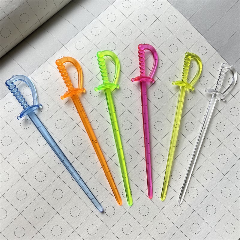 Вилица за плодове, пластмасова, персонализируема с печат на лого, индивидуално опакована