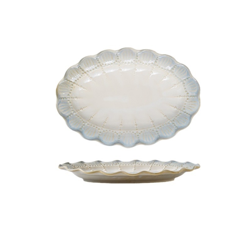 Sumeiji porcelin set posuđa s rižinim zdjelicama i tanjurima – mikrovalna kompatibilnost, francuski reljefni uzorak, tisk logotipa i prilagodba dostupni