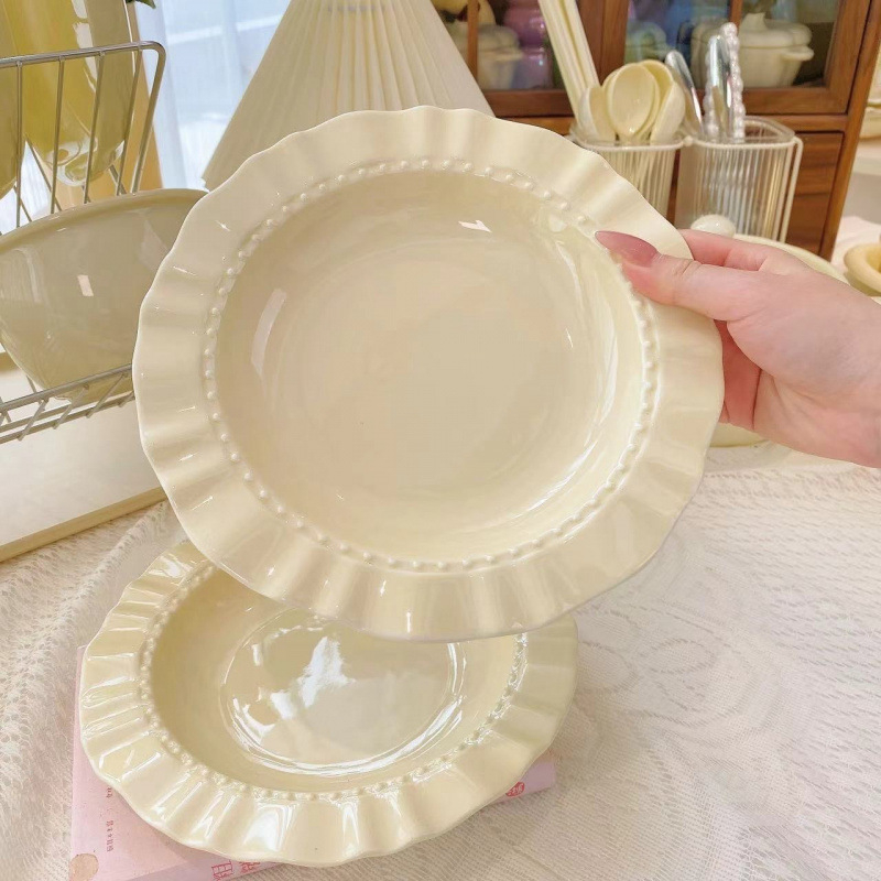 Separatorni tanjur, plastika, okrugli, jednobojni, Novi kineski stil