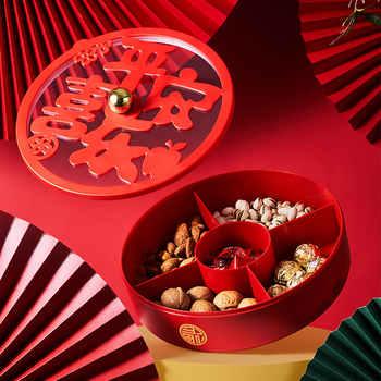 Плодова чиния Laipai, пластмасов материал, нов китайски стил, първо качество, модел 2025