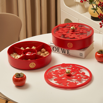 Плодова чиния Laipai, пластмасов материал, нов китайски стил, първо качество, модел 2025