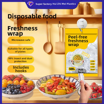 Nástenný vysúvací jednorazový kryt na potravinovú fóliu, potravinárska kvalita, plast, 12+ kusov, prachotesný