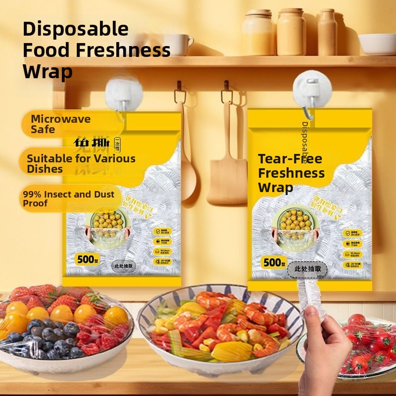 Nástenný vysúvací jednorazový kryt na potravinovú fóliu, potravinárska kvalita, plast, 12+ kusov, prachotesný