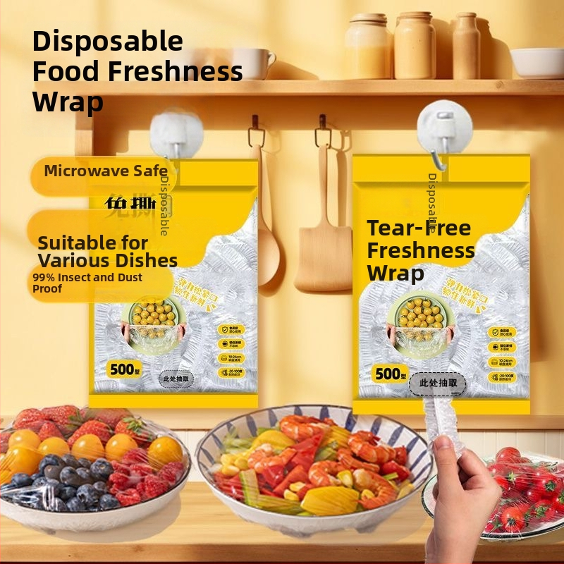 Nástenný vysúvací jednorazový kryt na potravinovú fóliu, potravinárska kvalita, plast, 12+ kusov, prachotesný