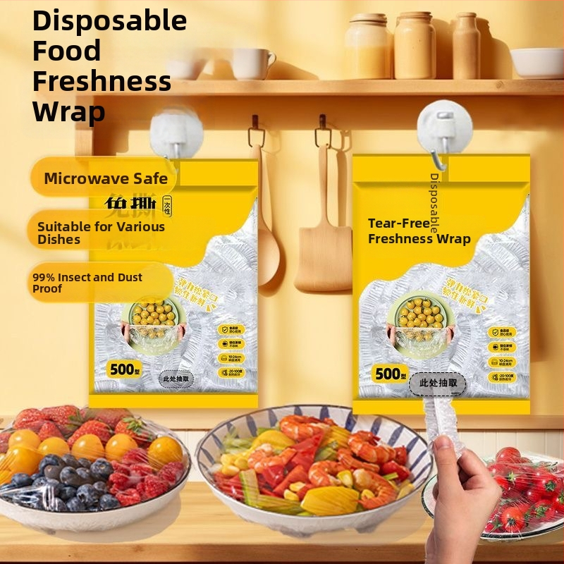 Nástenný vysúvací jednorazový kryt na potravinovú fóliu, potravinárska kvalita, plast, 12+ kusov, prachotesný