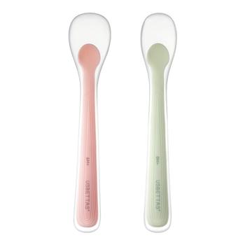 Betides szilikon baba etetőkanál – puha, 3+ hónapos korosztálynak, friss és aranyos stílus
