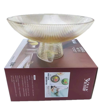 Чиния за плодове за дневна стая – стъклена, прост стил, европейски дизайн (2023)