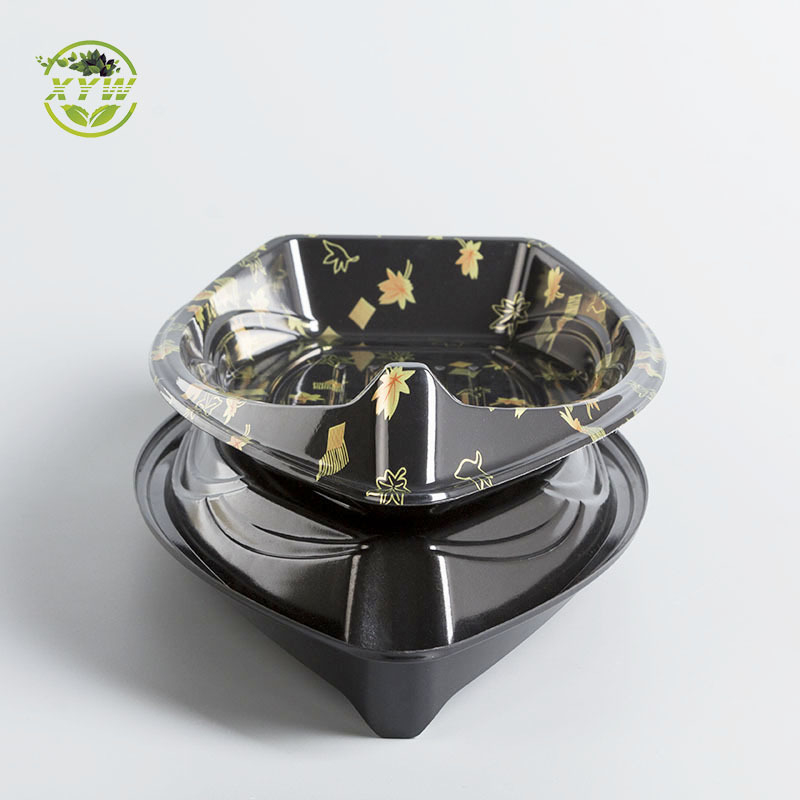 XYW-7105 Jednokratna kutija za sushi, duga kutija u japanskom stilu, oblik broda za sashimi