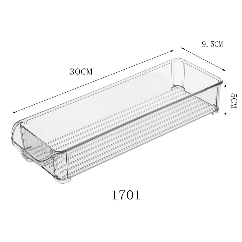 Хладилна кутия за съхранение, прозрачна, модулна, правоъгълна, пластмасова, запазване на свежестта