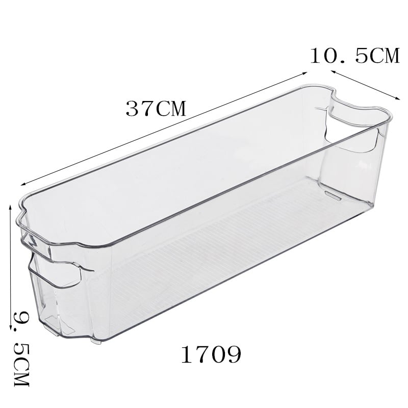 Хладилна кутия за съхранение, прозрачна, модулна, правоъгълна, пластмасова, запазване на свежестта