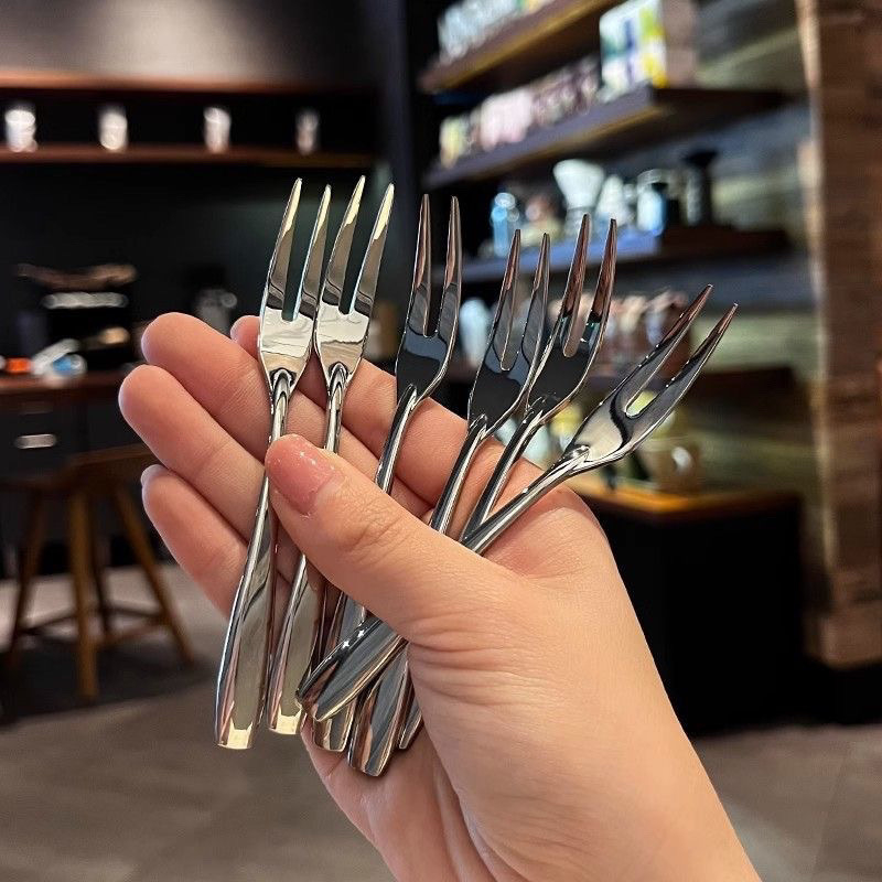 Сет плодови вилици от 400-серийна неръждаема стомана, японски стил, нов китайски стил, за трансграничен износ