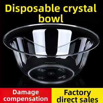 Jednorazová kruhová plastová misa, objem 300–400 ml, balenie 50 kusov, domáci pôvod