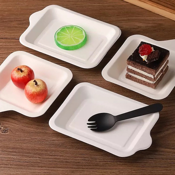 Jednokratna papirnata pločica za tortu, kružnog oblika, biološki razgradiva, debljina 100, moguć tiskanje logotipa