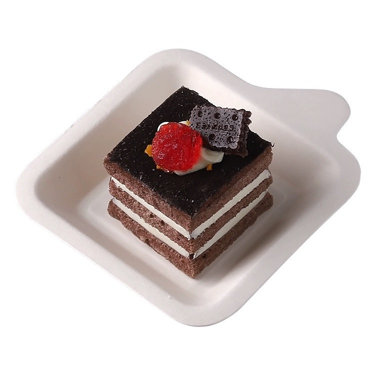 Jednokratna papirnata pločica za tortu, kružnog oblika, biološki razgradiva, debljina 100, moguć tiskanje logotipa