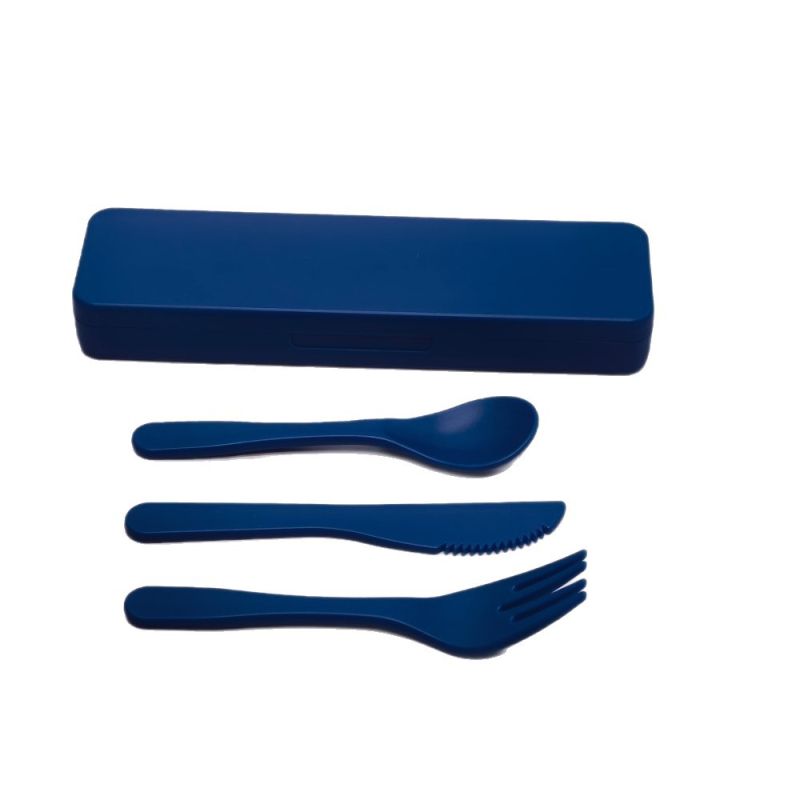 Prijenosni set pribora: nož, vilica i žlica; materijal: plastika; nehrđajući čelik: 201; prilagodba: dostupna; sadržaj: nož, vilica i žlica; stil: vanjski prenosni set pribora