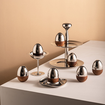 Vilica za voće od nehrđajućeg čelika, nordijski stil, jajoliki oblik s motivom Mickeyja, crtić dizajn, moguć prilagođeni logotip, idealan poklon za useljenje