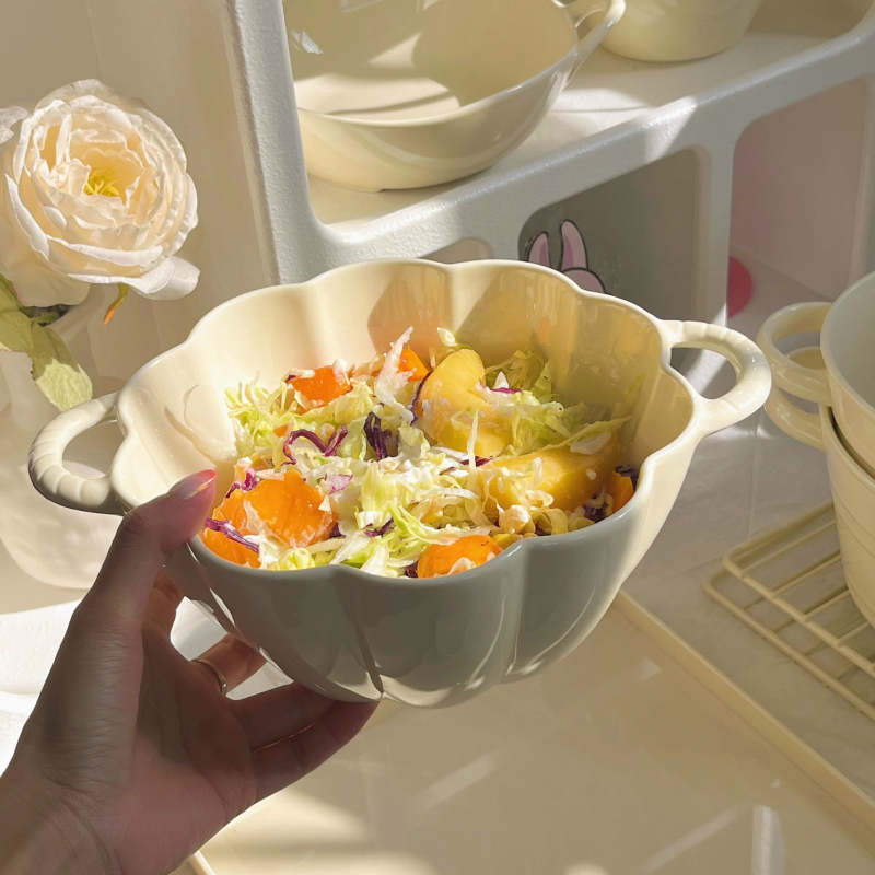 Set keramičkog posuđa od bone china — moderan minimalistički stil, mikrovalna pogodna, s tiskanim logom, brend Chuang Jian