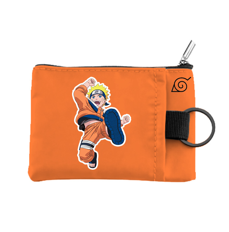 Naruto novčanik za kovanice, unisex, vodootporan poliester, Among Us otisak, zatvarač, višeslojna konstrukcija