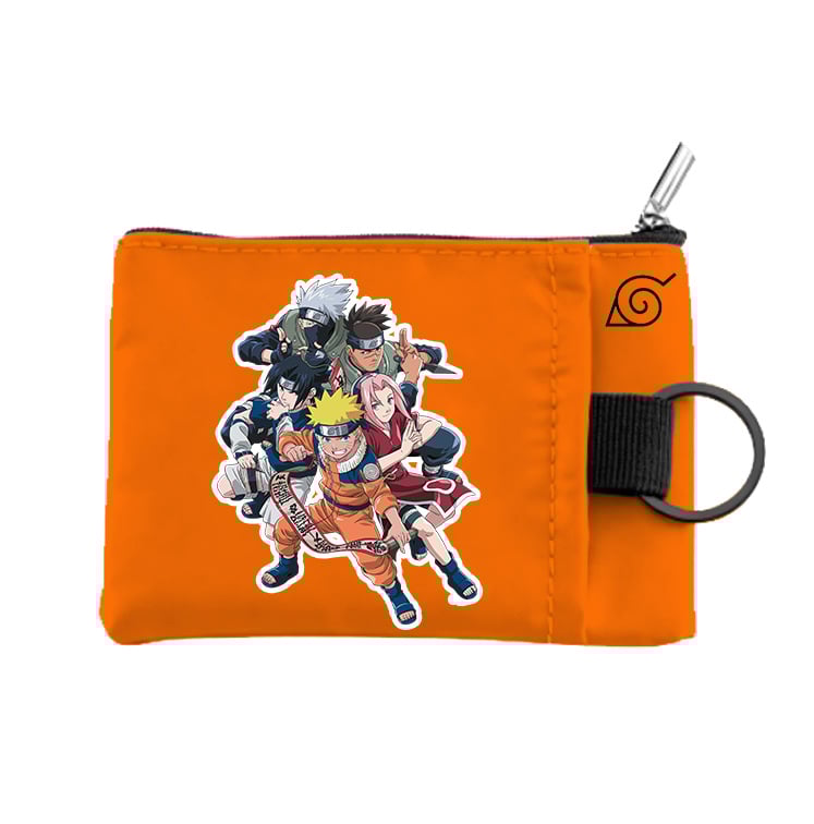 Naruto novčanik za kovanice, unisex, vodootporan poliester, Among Us otisak, zatvarač, višeslojna konstrukcija