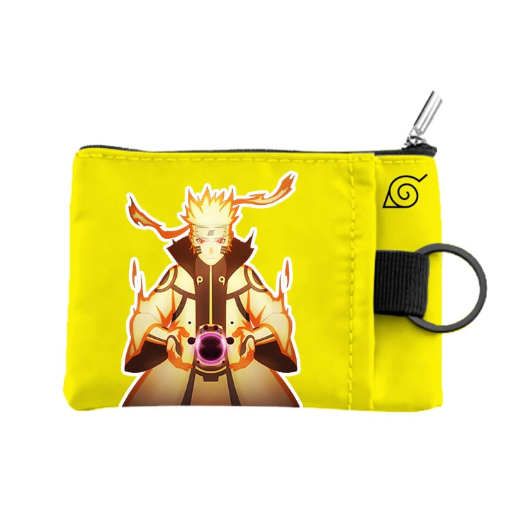 Naruto novčanik za kovanice, unisex, vodootporan poliester, Among Us otisak, zatvarač, višeslojna konstrukcija