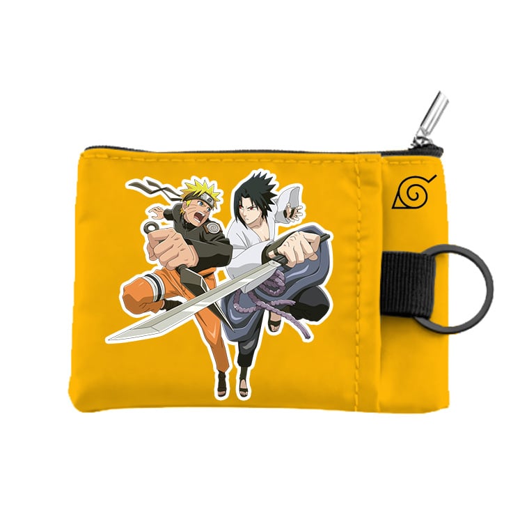 Naruto novčanik za kovanice, unisex, vodootporan poliester, Among Us otisak, zatvarač, višeslojna konstrukcija