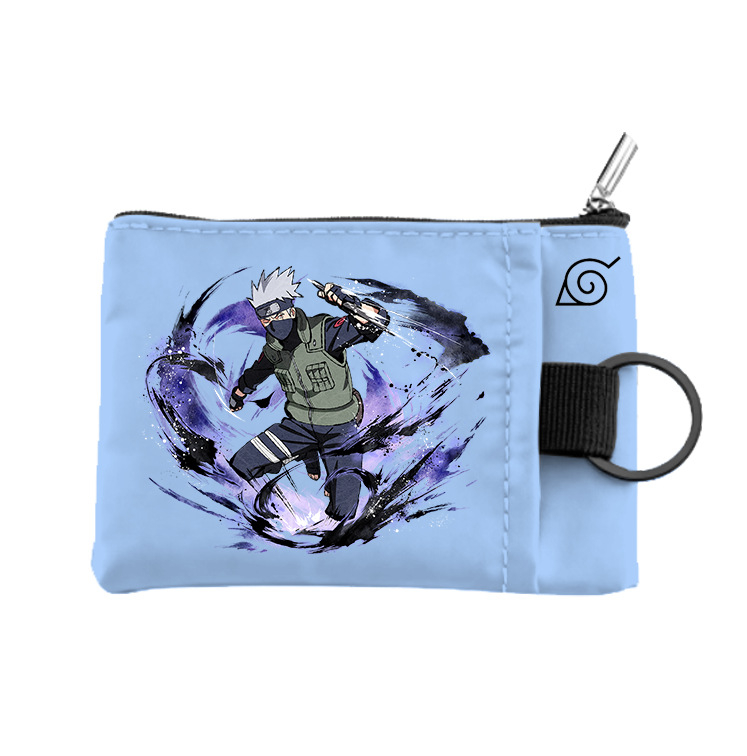 Naruto novčanik za kovanice, unisex, vodootporan poliester, Among Us otisak, zatvarač, višeslojna konstrukcija