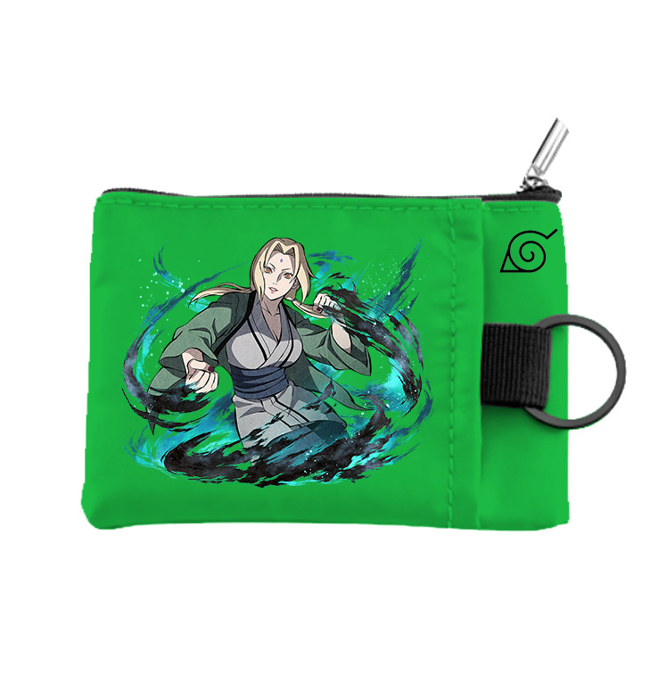 Naruto novčanik za kovanice, unisex, vodootporan poliester, Among Us otisak, zatvarač, višeslojna konstrukcija