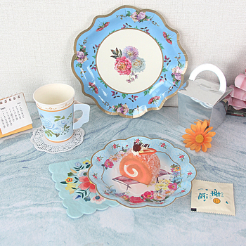 Jednokratne papirnate tanjire, okrugle, 8 komada — Philharmonic