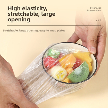 Jednorázové plastové kryty na poháre a misky s elastickým okrajom; 12+ kusov; doba trvanlivosti 36 mesiacov