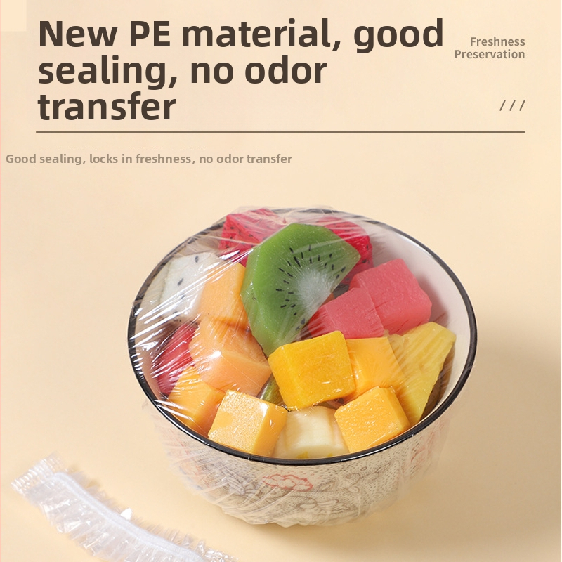 Jednorázové plastové kryty na poháre a misky s elastickým okrajom; 12+ kusov; doba trvanlivosti 36 mesiacov