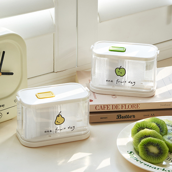 Furculiță de fructe din plastic, stil japonez, model desen animat pentru adulți