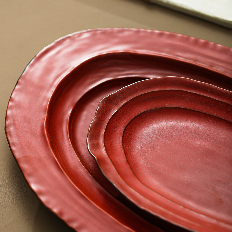 Japán stílusú kerámia étkészlet — alá-glazúros színű felület, testreszabható privát címkével, ajándéknak alkalmas