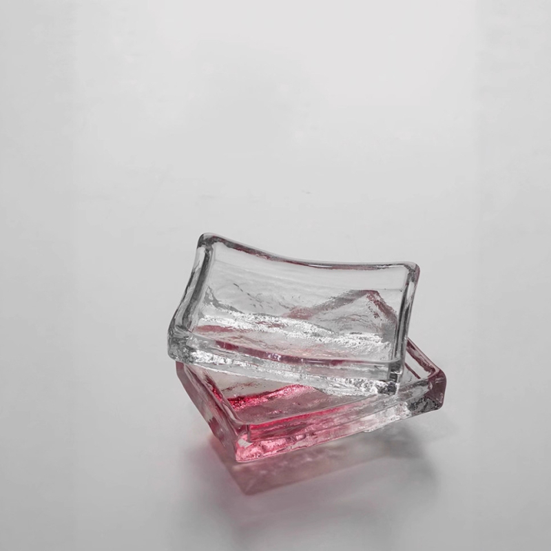 Üveg sushi szósztál, téglalap alakú, japán stílusú, hőálló üveg