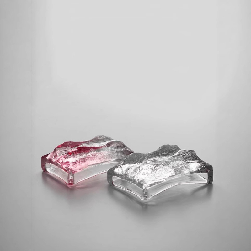 Üveg sushi szósztál, téglalap alakú, japán stílusú, hőálló üveg