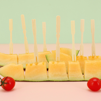 Bambuszból készült gyümölcs villa – modern egyszerű stílus, felnőtt használatra, első osztályú minőség