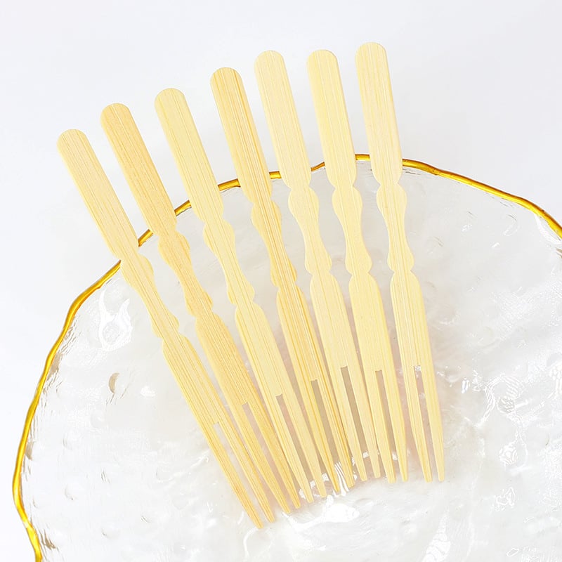 Bambuszból készült gyümölcs villa – modern egyszerű stílus, felnőtt használatra, első osztályú minőség