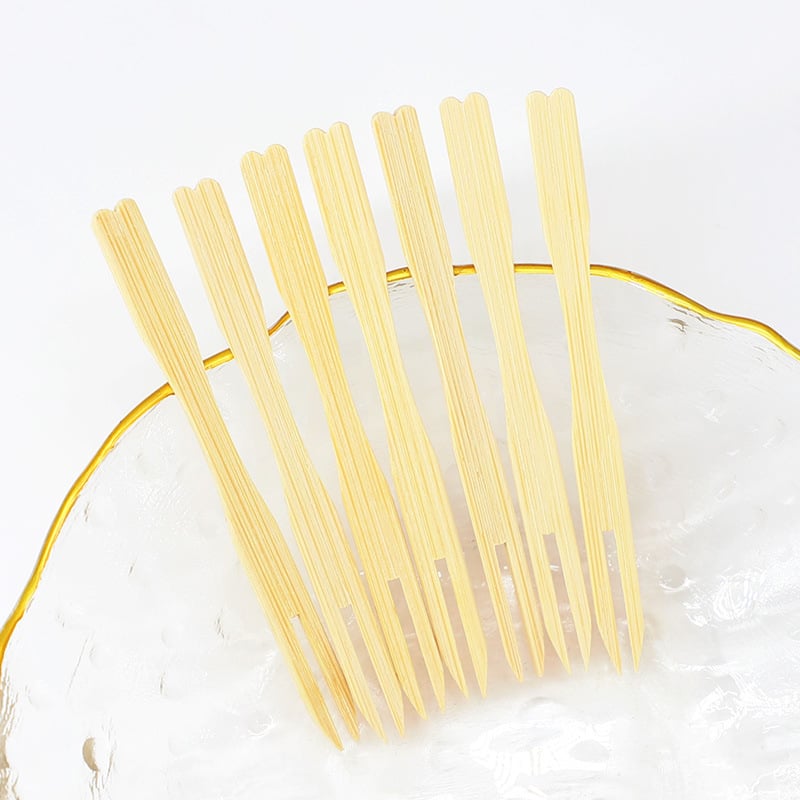 Bambuszból készült gyümölcs villa – modern egyszerű stílus, felnőtt használatra, első osztályú minőség