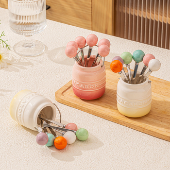 Gyümölcs villa készlet kerámiából, modern minimalista stílus, felnőtteknek, egyszínű dizájn