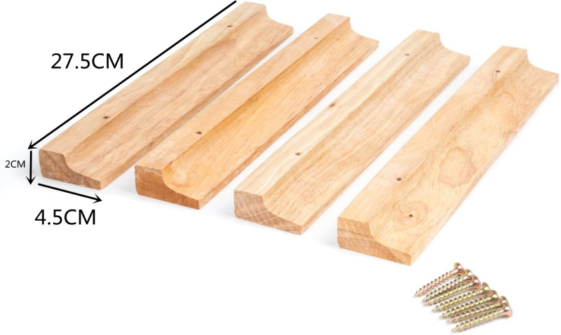 Стойка за чаши за вино, дървена, висяща, креативен дизайн