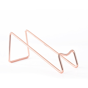 Държач за чаши за вино, метален електроплакиран тел, без пробиване, стил Нов Китай