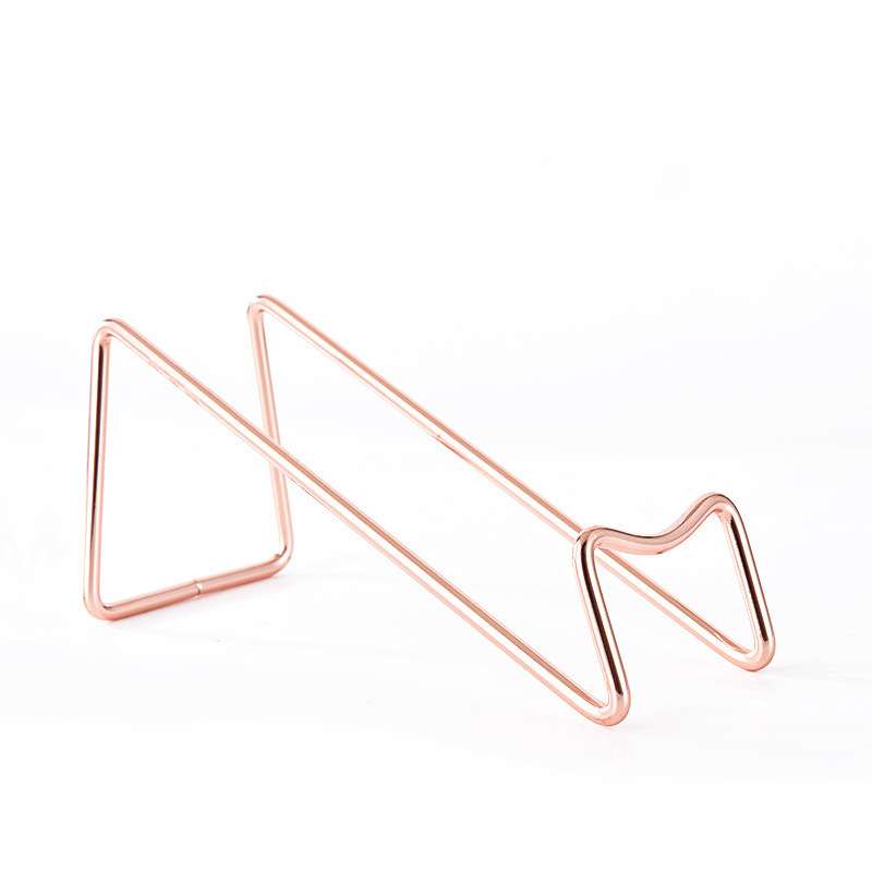 Държач за чаши за вино, метален електроплакиран тел, без пробиване, стил Нов Китай