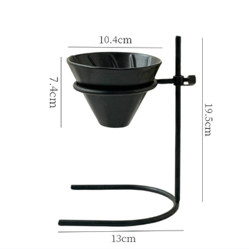 Keramički set za kavu pour-over s prilagodljivim držačem za šalice, za kućnu upotrebu
