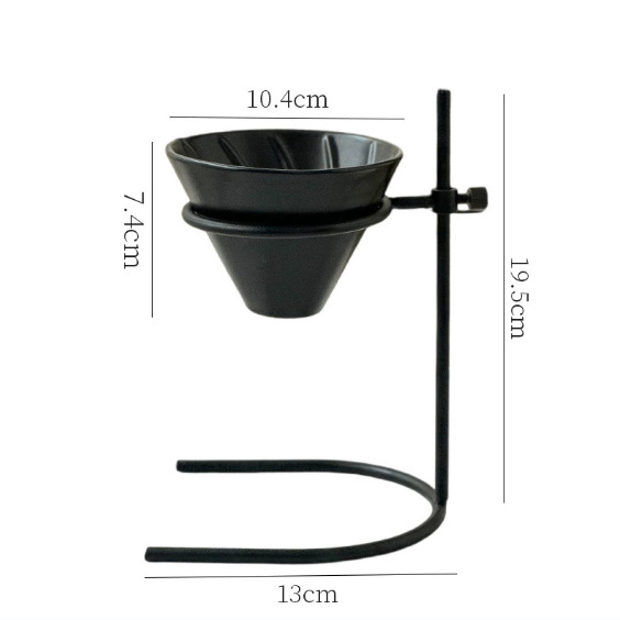 Keramički set za kavu pour-over s prilagodljivim držačem za šalice, za kućnu upotrebu
