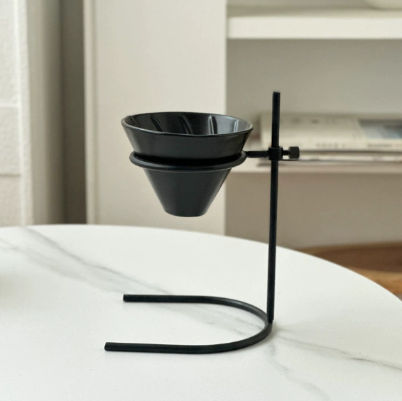 Keramički set za kavu pour-over s prilagodljivim držačem za šalice, za kućnu upotrebu