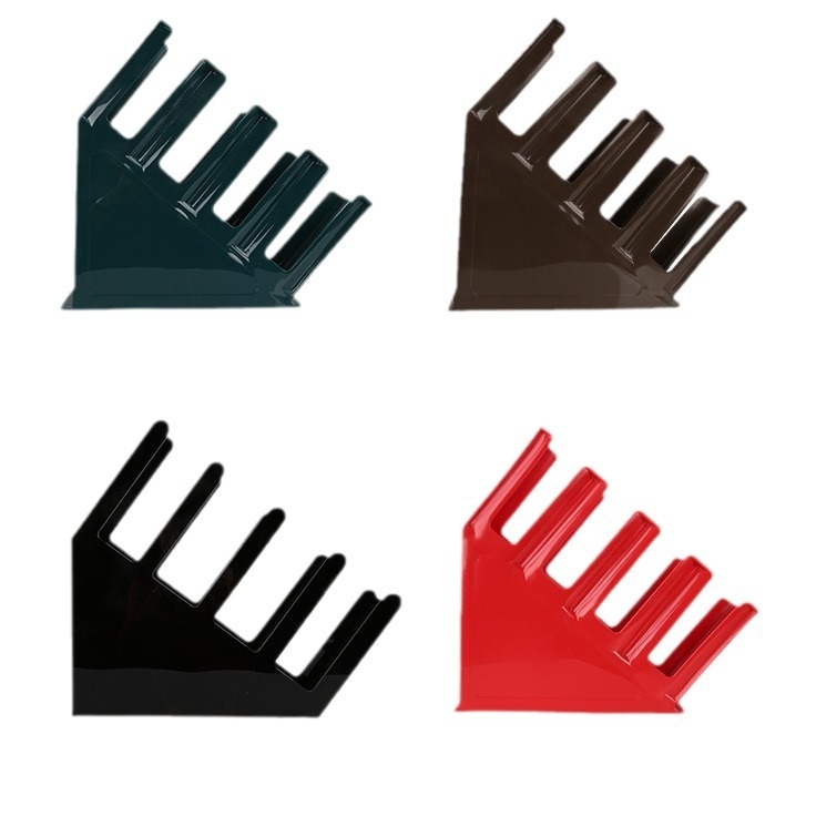 Държач за чаши за чай с мляко и кафе, наклонен четириклетъчен отдел за съхранение, ПП материал, за еднократни хартиени чаши