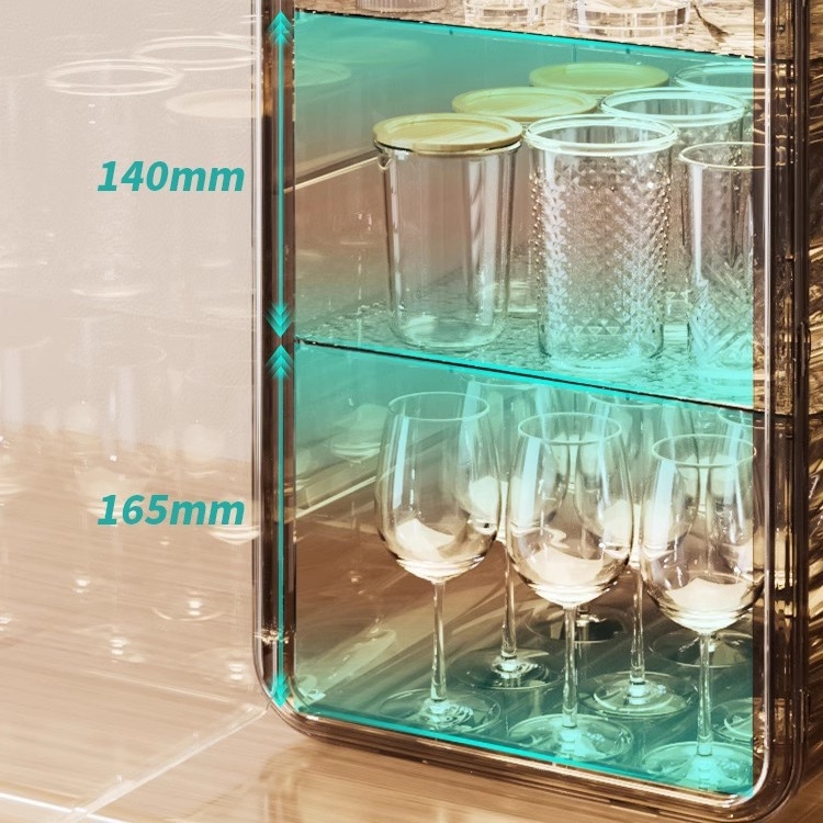 Стелаж за чаши ASCOR CX1880, пластмасов, без пробиване