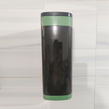 Диспенсър за чаши – пластмасов, стенен монтаж, единична тръба, прост стил, тегло 100 г